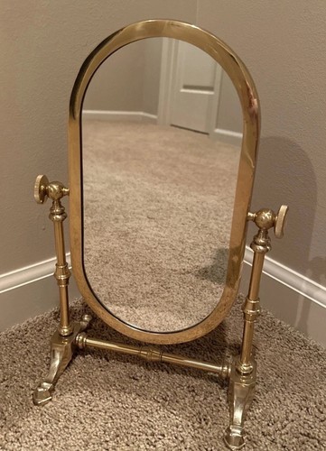 Vintage brass vanity - brass,